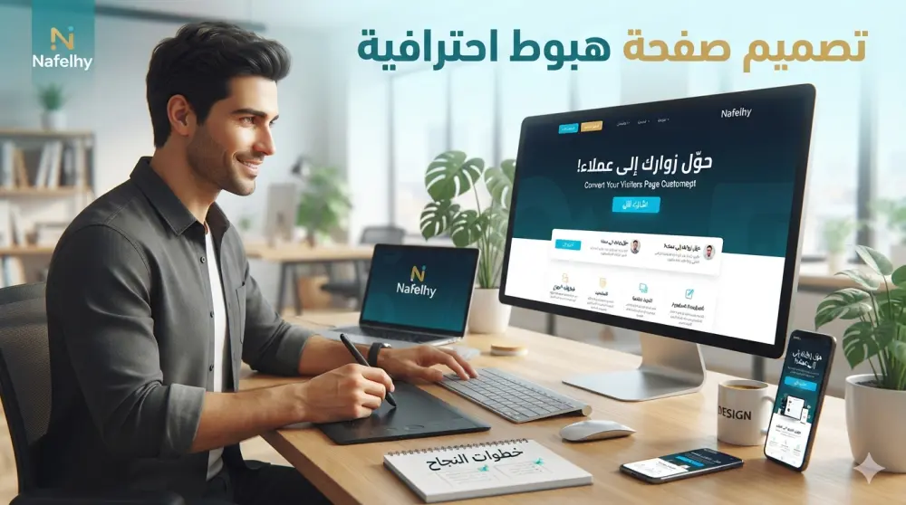 تصميم وتطوير صفحة هبوط Landing Page
