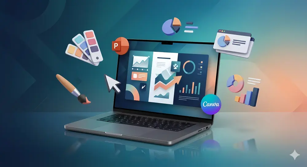 تصميم عرض تقديمي احترافي وجذاب باستخدام PowerPoint و Canva