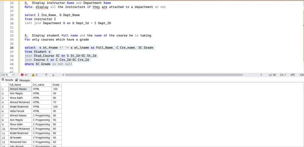 استخراج القرارات من قلب قاعدة البيانات - SQL Data Analysis