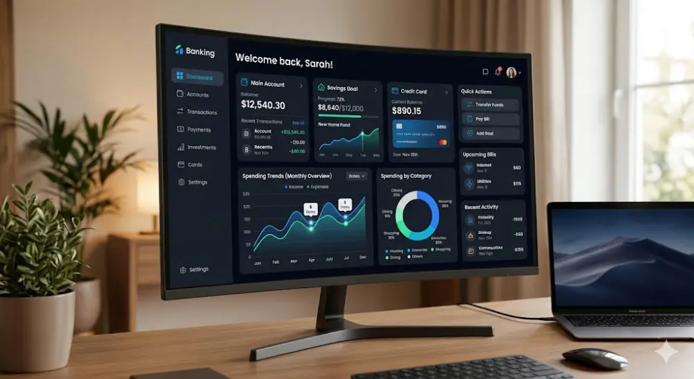 تحليل بيانات البنك والعملاء وإنشاء Dashboard تفاعلية واحترافية