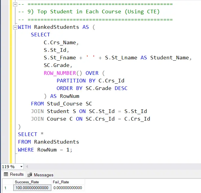 كتابة استعلامات SQL احترافية وتحليل البيانات وإعداد التقارير