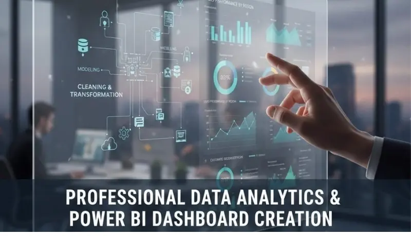 تحليل البيانات وانشاء Dashboard تفاعلية باستخدام Power BI