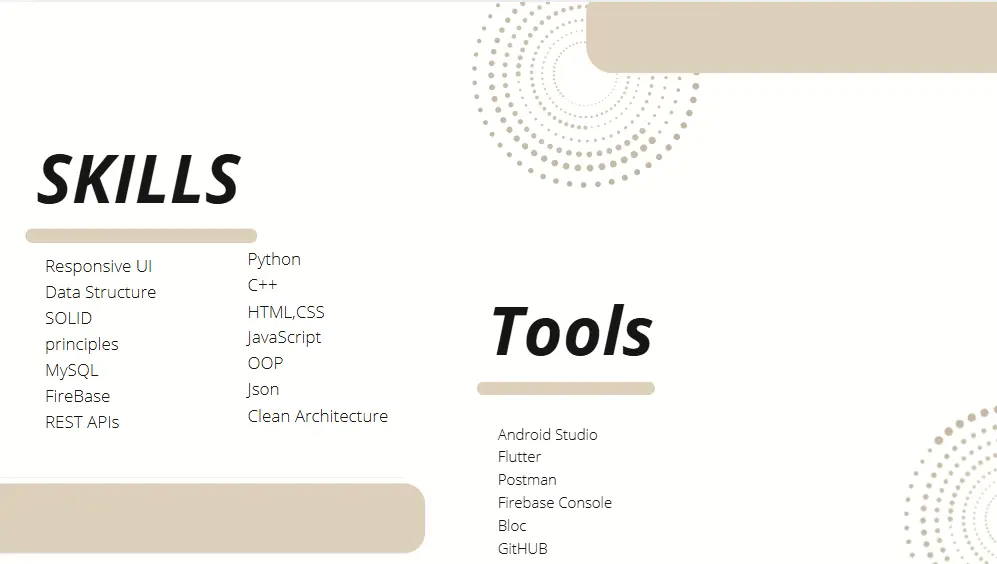 Portfolio منظم واحترافي يعكس مهاراتك وإنجازاتك