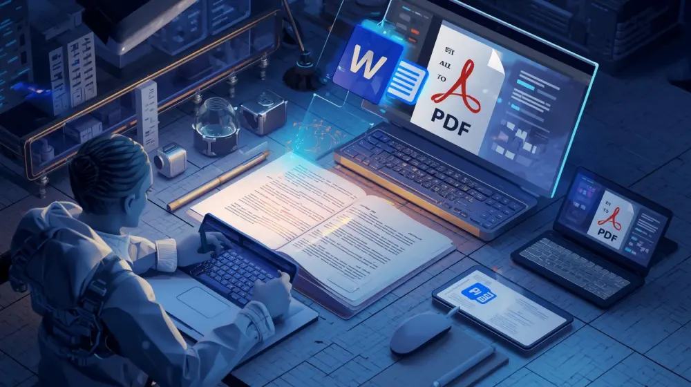 كتابة word ويوجد تحويل pdf الي word مع تنسيق احترافي