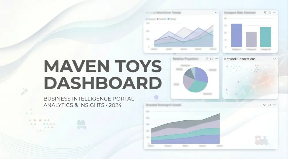 إنشاء Dashboard احترافي لتحليل بيانات MAVEN TOYS