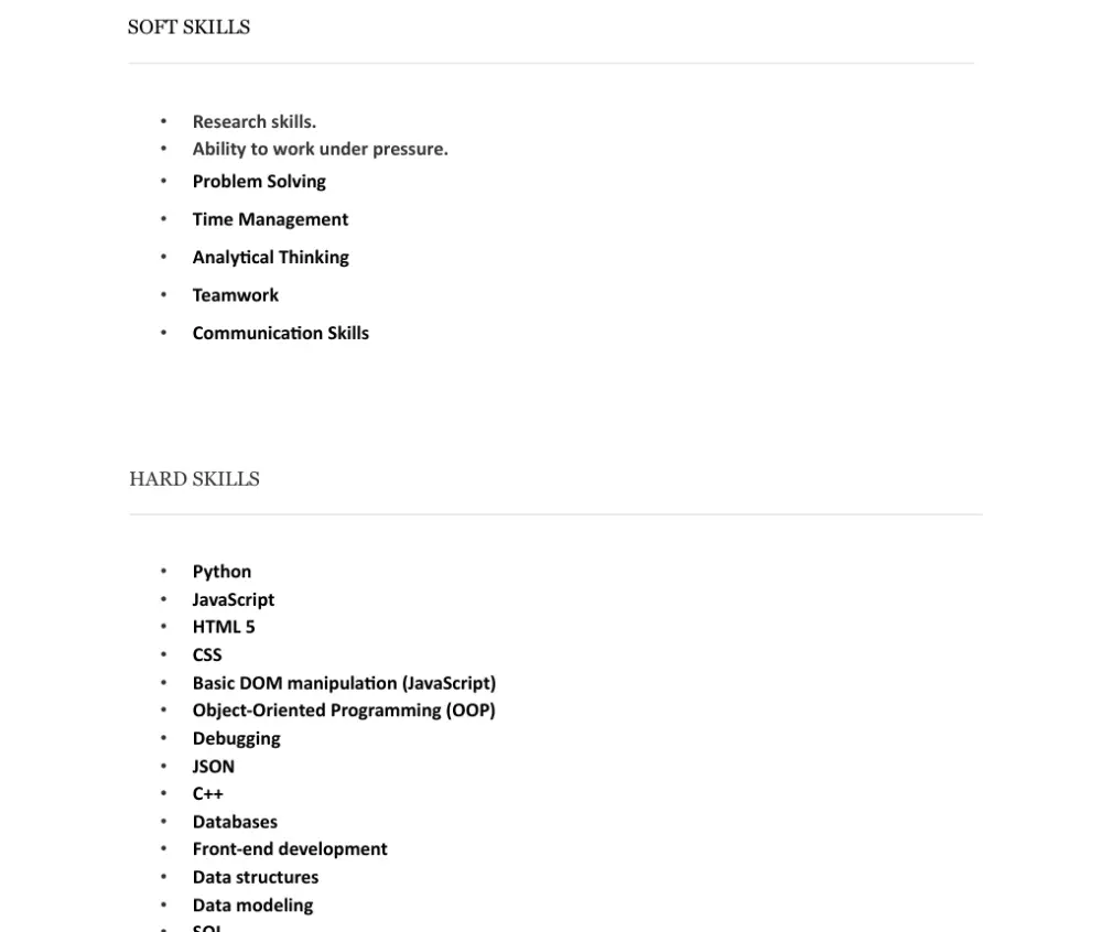 خدمة اعداد CV احترافي متوافق مع أنظمة ATS