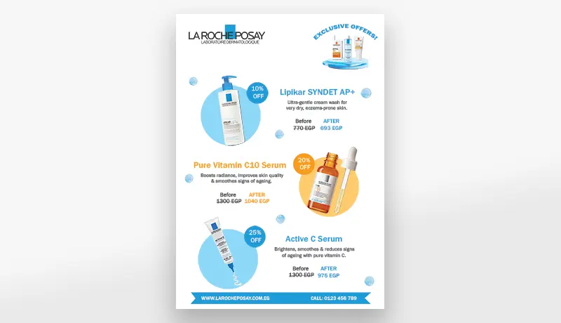 تصميم فلاير إعلاني احترافي جاهز للطباعة