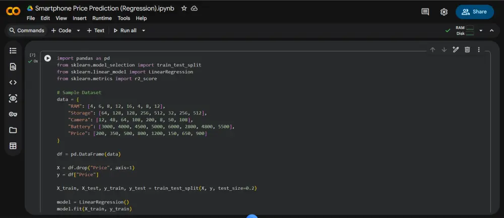 معالجة وتوظيف البيانات جاهزة لبناء موديل تعلم الالة