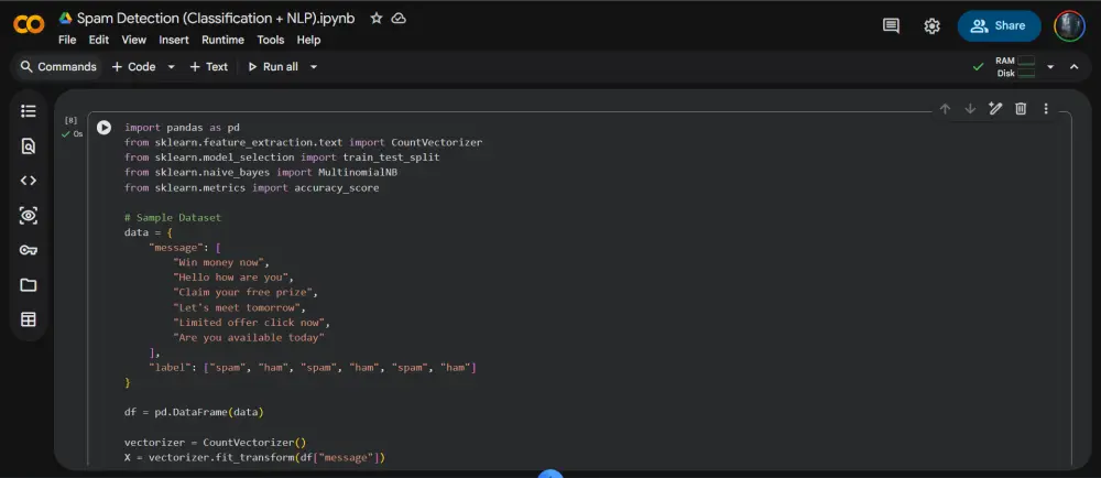 معالجة وتوظيف البيانات جاهزة لبناء موديل تعلم الالة