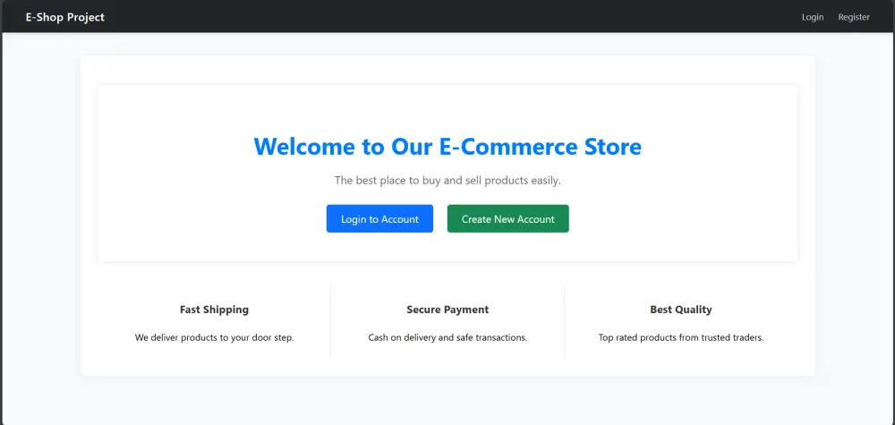 سأقوم ببرمجة متجر إلكتروني بسيط به لوحة تحكم مخصصة للتجار من الصفر باستخدام تقنيات PHP و MySQL، لتسهيل إدارة أعمالك وتجارتك عبر الإنترنت بكفاءة عالية.