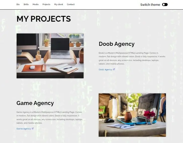 Basic front and design