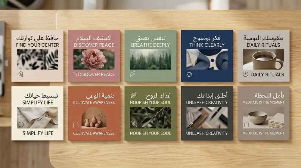 تصميم 10 منشورات سوشيال ميديا جاهزين للنشر