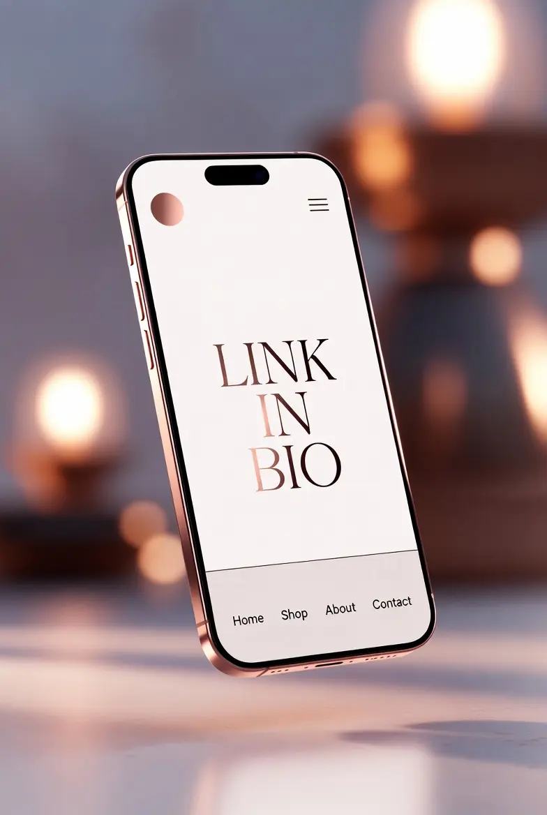 صفحة Link in Bio احترافية تعكس هويتك وتحوّل زوارك إلى عملاء