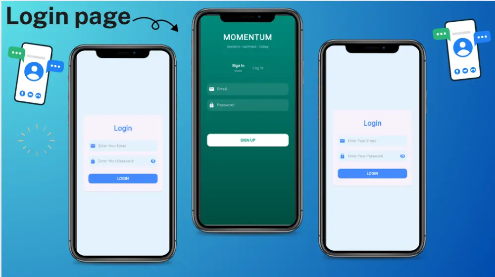 تنفيذ شاشة تسجيل دخول بتصميم بسيط واحترافي باستخدام Flutter (مطابق للتصميم المرفق)