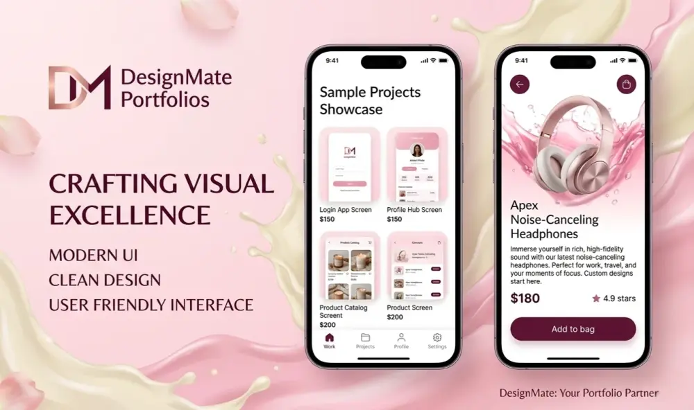 تصميم واجهات مستخدم (UI Design) احترافية لتطبيقات الموبايل