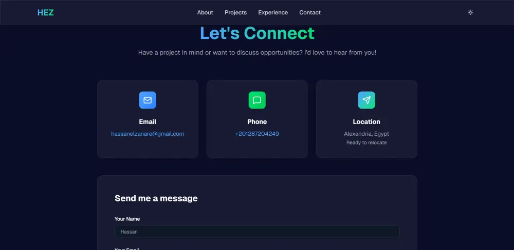 تصميم موقع Portfolio احترافي لعرض أعمالك (Static Web Page