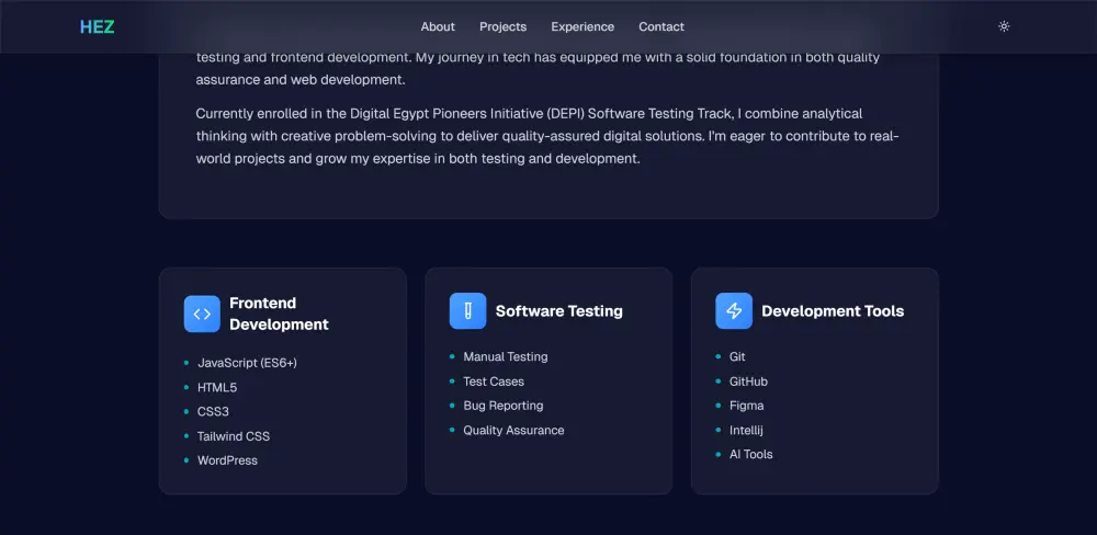 تصميم موقع Portfolio احترافي لعرض أعمالك (Static Web Page