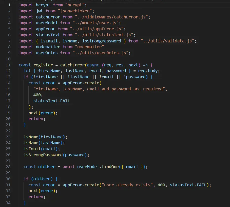 سأقوم بإنشاء REST API بسيطة باستخدام Node.js و Express