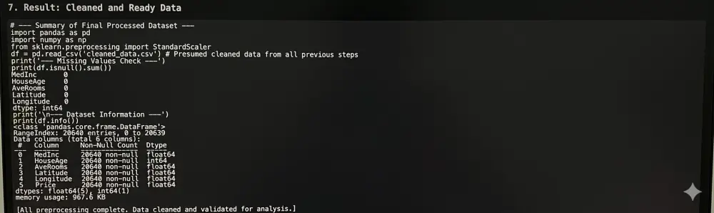 تنظيف وتجهيز البيانات وتحويلها لبيانات جاهزة للتحليل
