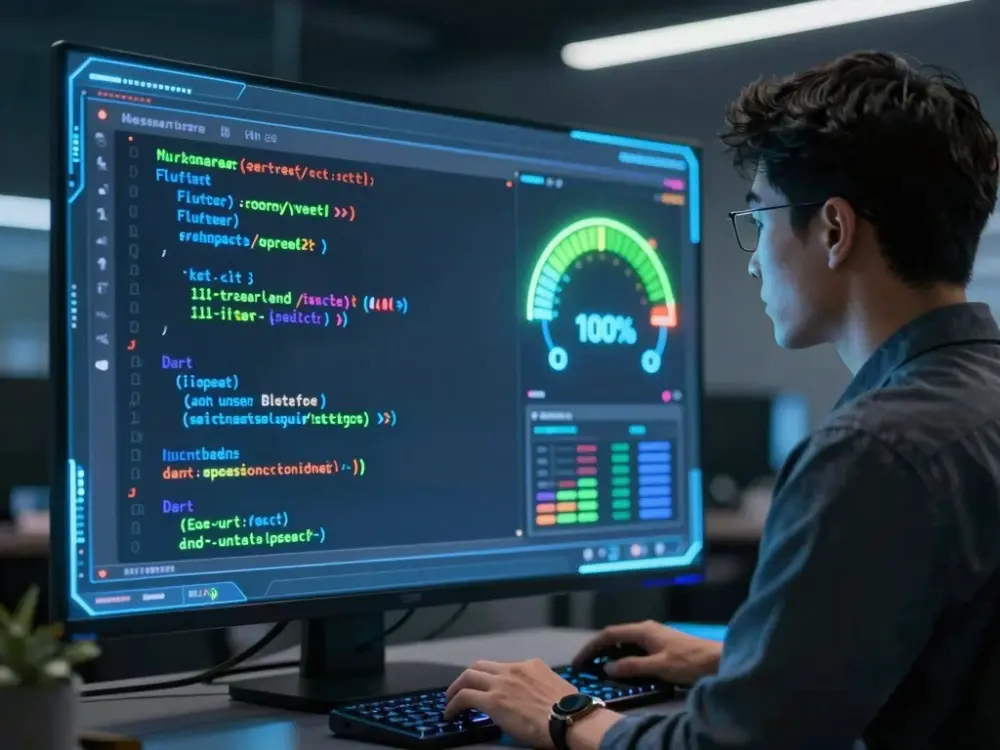 إنقاذ وتطهير أكواد Flutter وإصلاح الأخطاء (Bugs) باحترافية وزيادة سرعة الأداء بنسبة 60%.
