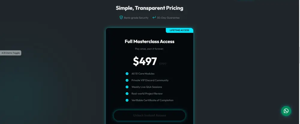 سوف تحصل على قالب Landing Page احترافي متكامل مخصص لعرض منتجات أو خدمات بشكل حديث وفخم، جاهز للاستخدام مباشرة أو التعديل عليه بسهولة