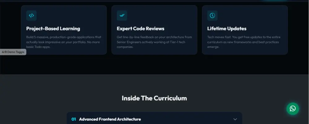 سوف تحصل على قالب Landing Page احترافي متكامل مخصص لعرض منتجات أو خدمات بشكل حديث وفخم، جاهز للاستخدام مباشرة أو التعديل عليه بسهولة