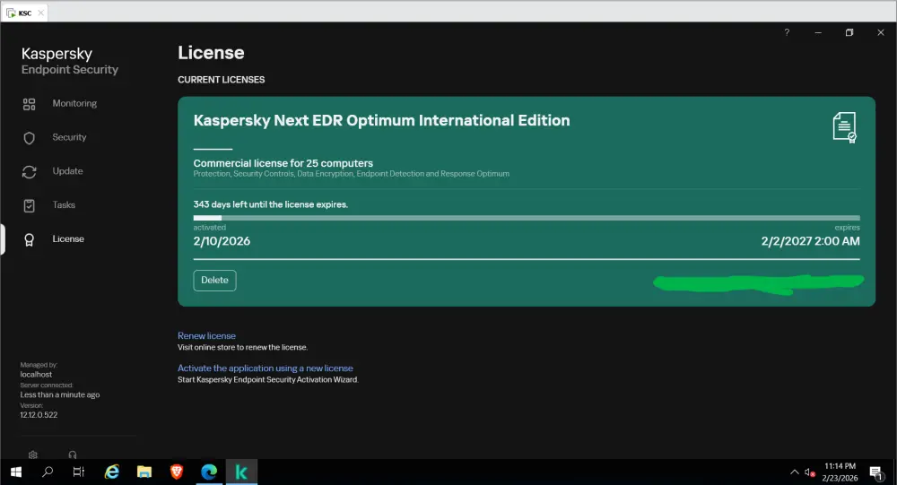 أقدم خدمة مراقبة وتحليل التنبيهات الأمنية وحماية أجهزة المستخدمين باستخدام Kaspersky Solutions
