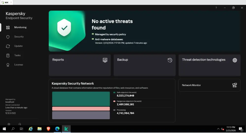 أقدم خدمة مراقبة وتحليل التنبيهات الأمنية وحماية أجهزة المستخدمين باستخدام Kaspersky Solutions