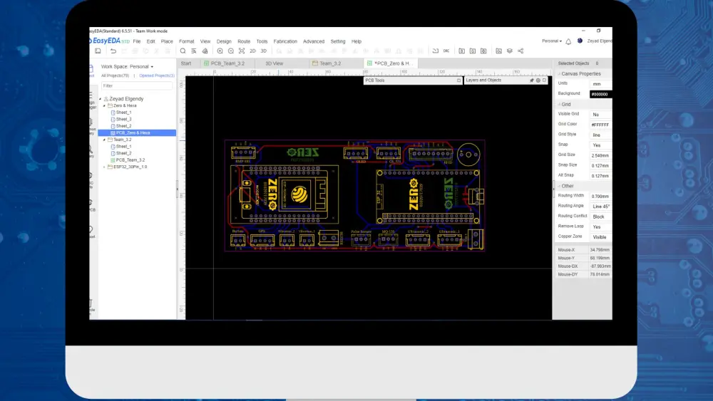 تصميم دوائر إلكترونية PCB مبتكرة من الفكرة إلى المخطط النهائ