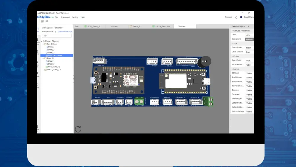 تصميم دوائر إلكترونية PCB مبتكرة من الفكرة إلى المخطط النهائ