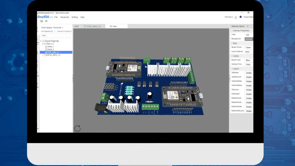 تصميم دوائر إلكترونية PCB مبتكرة من الفكرة إلى المخطط النهائ