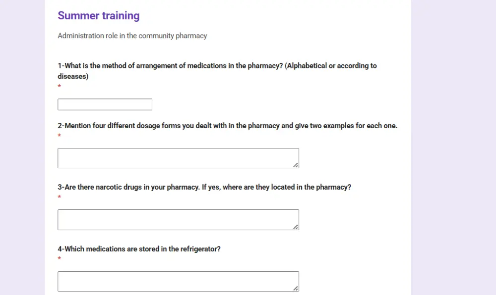 انشاء Google Forms احترافية للاستبيانات والاختبارات