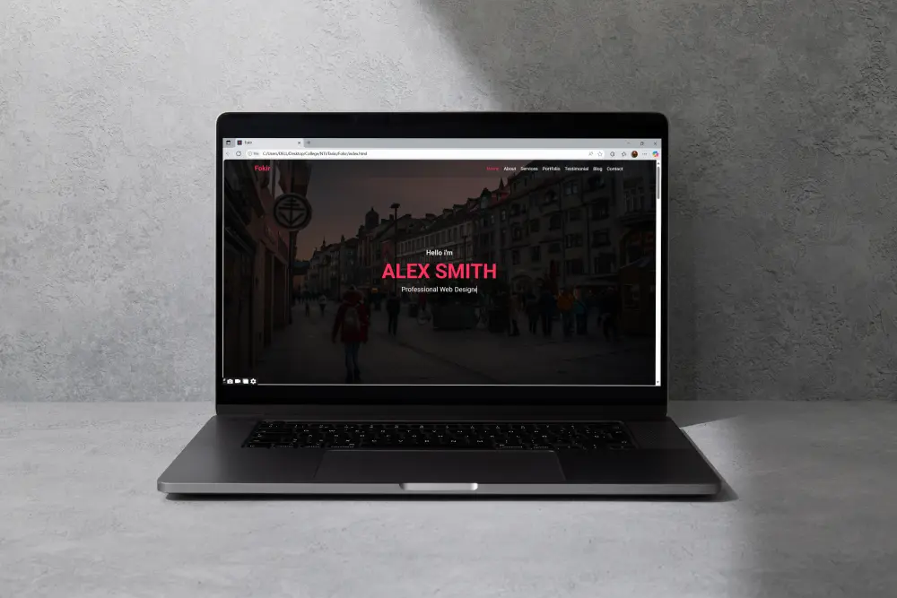 تصميم موقع Portfolio احترافي يعرض أعمالك ومهاراتك بتميز