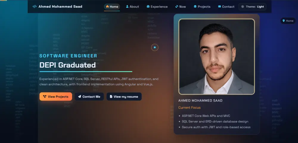 تصميم موقع شخصي يعرض اعمالك (Portfolio) يناسب جميع الشاشات