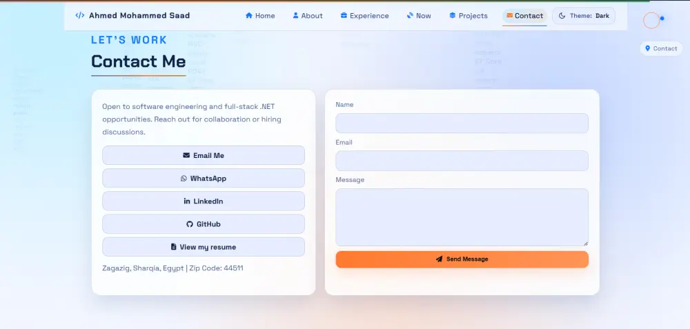 تصميم موقع شخصي يعرض اعمالك (Portfolio) يناسب جميع الشاشات