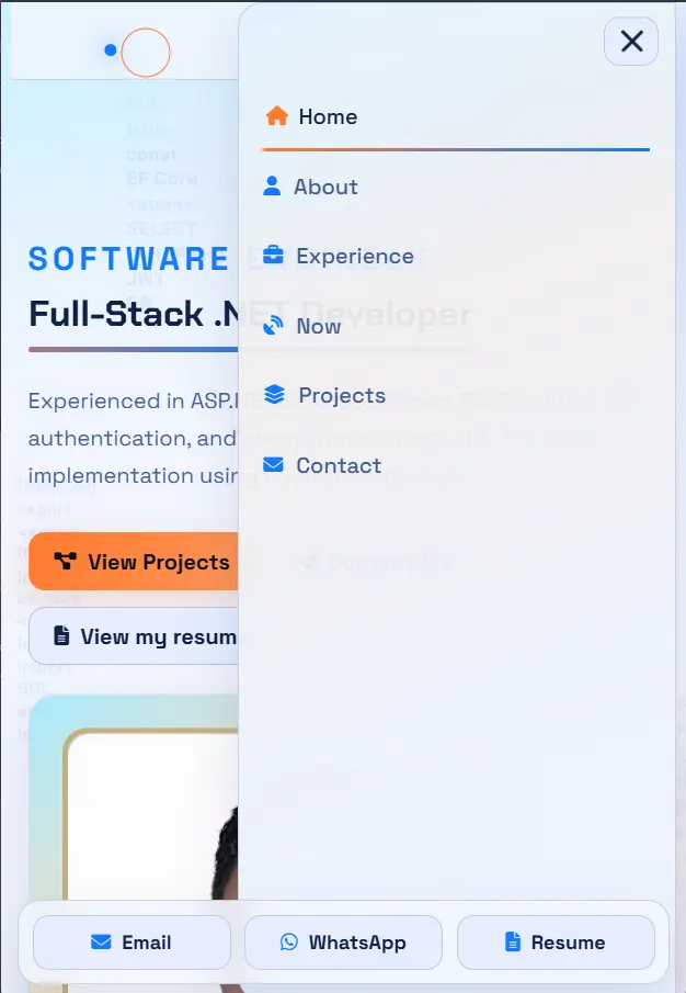 تصميم موقع شخصي يعرض اعمالك (Portfolio) يناسب جميع الشاشات