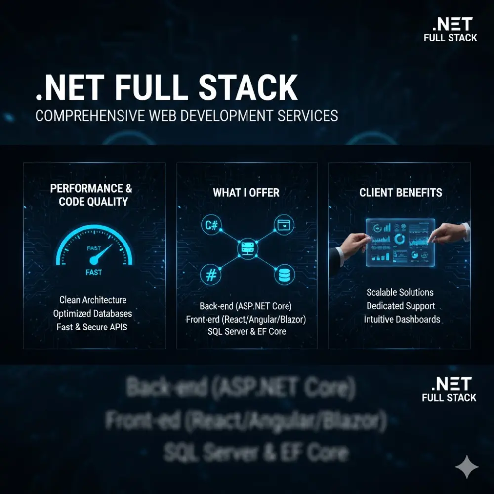 تطوير تطبيقات ويب متكاملة واحترافية باستخدام ASP.NET Core.