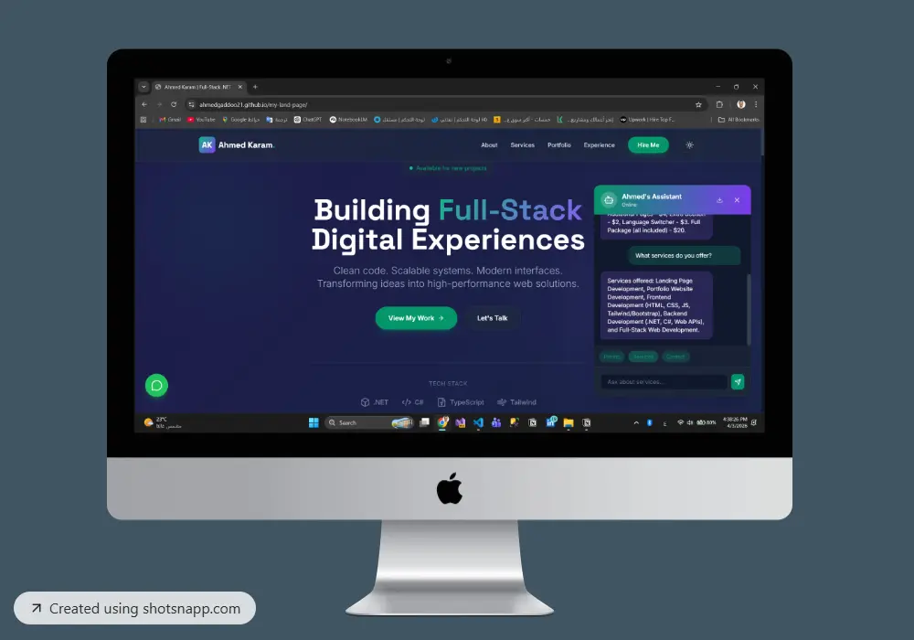 تصميم صفحة هبوط (Landing Page) احترافية