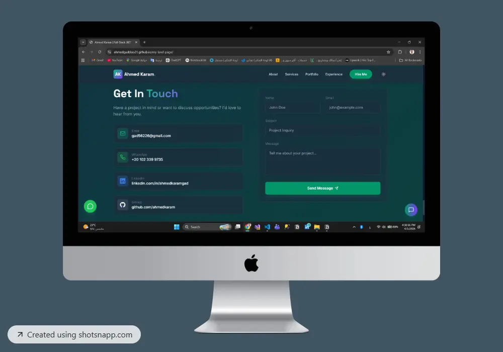 تصميم صفحة هبوط (Landing Page) احترافية