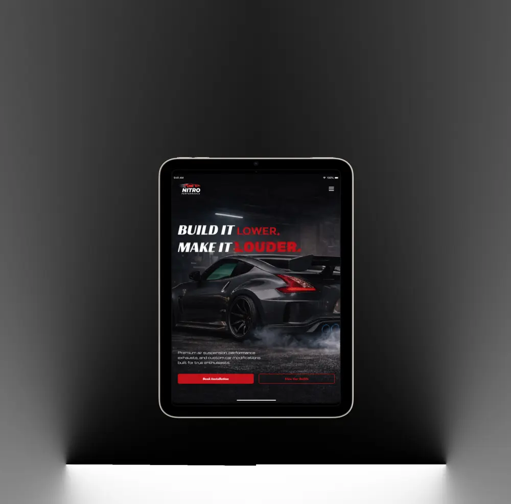 تصميم Landing Page أو واجهة موقع UI/UX احترافية