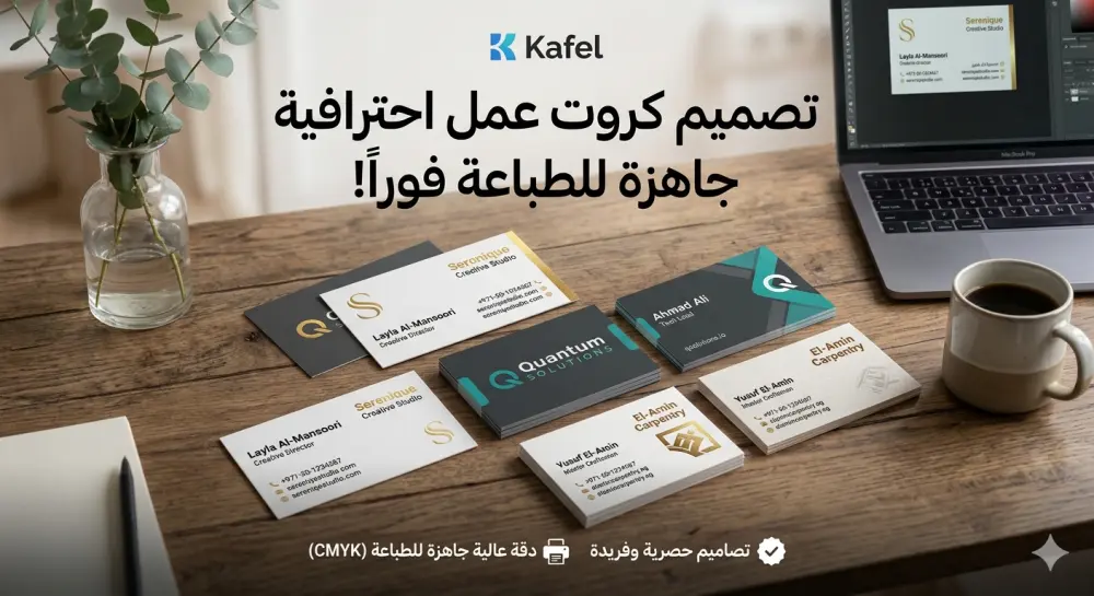تصميم كارت شخصي احترافي جاهز للطباعة