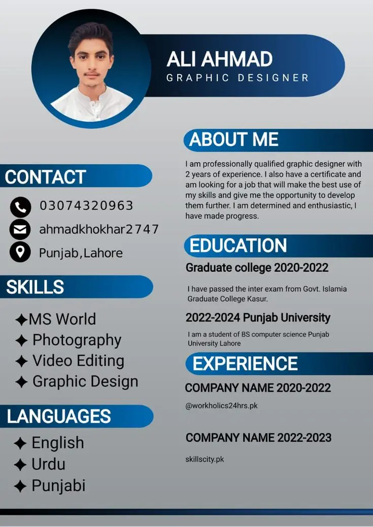 تصميم وكتابة سيرة ذاتية (CV) احترافية ومتوافقة مع أنظمة ATS باللغتين