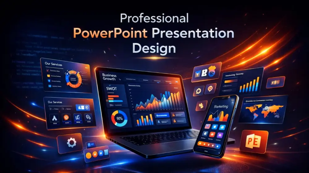 تصميم power point احترافي بطريقة جذابة