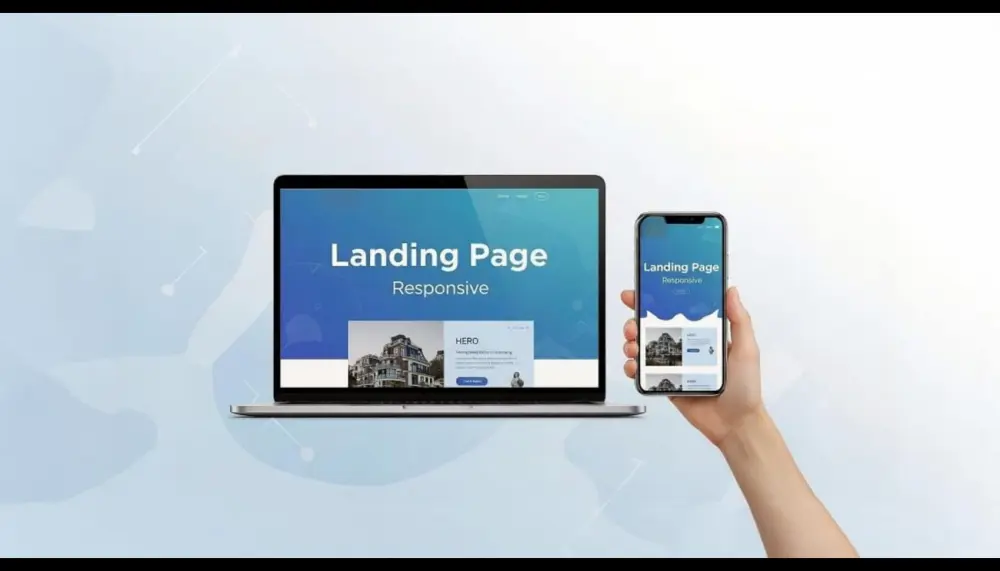 تصميم موقع من صفحة واحدة متجاوب HTML5 & CSS3 & Bootstrap