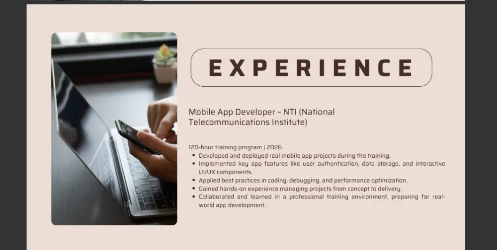 نشاء بورتفوليو احترافي يعرض مهاراتك ويزيد فرص قبولك