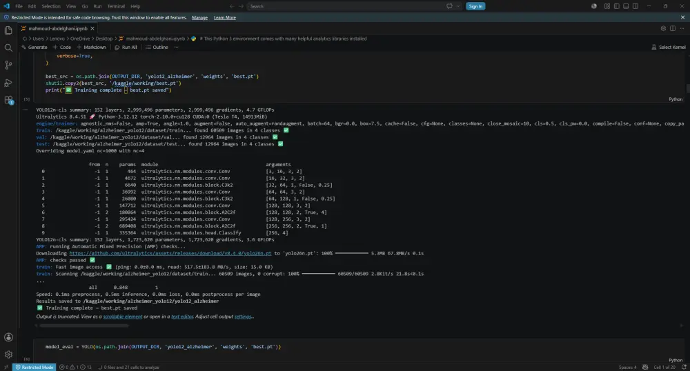 تحليل البيانات وبناء نماذج تعلم الآلة باستخدام Python