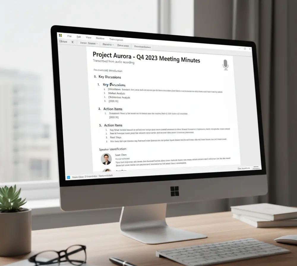 تحويل مقطع صوتي 30 دقيقة الى مستند PDF مقابل 5$ فقط