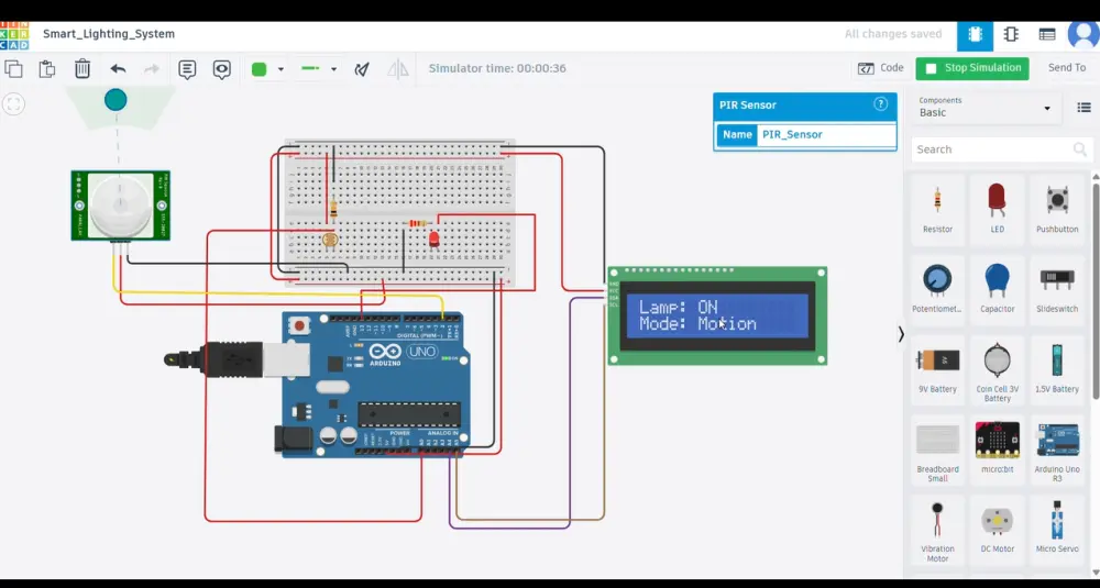 تصميم وبرمجة دوائر الأردوينو (Arduino) مع المحاكاة وتجربة الكود