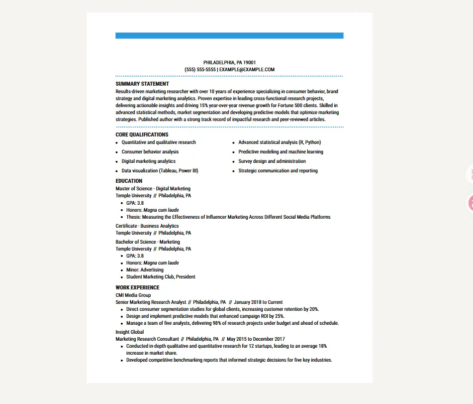 عمل cv محترف و متوافق مع ATS