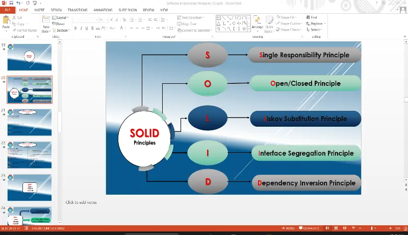 إنشاء عرض تقديمي - Powerpoint presentation